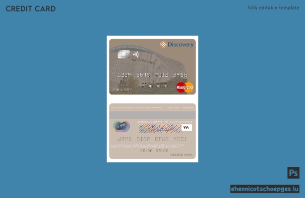 South Africa Discovery Limited Mastercard-Beispielvorschau